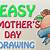 mothers day drawings step by step