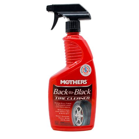 mothers back to black tire cleaner