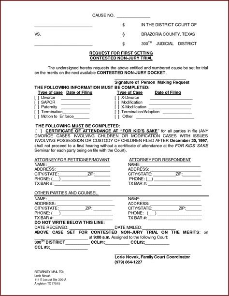 Final Divorce Decree Texas Form Fill Out and Sign Printable PDF