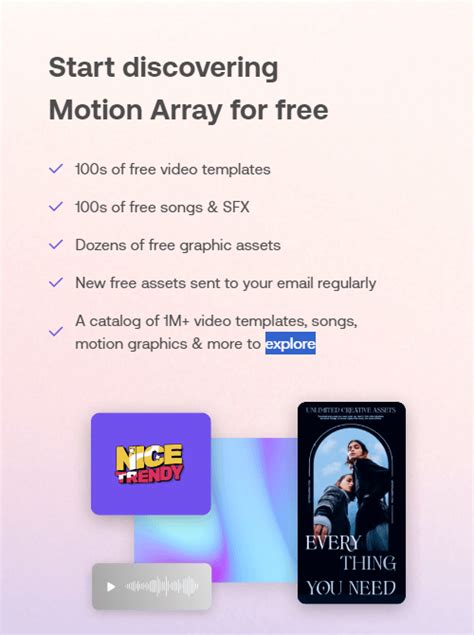 Motion Array Free Trial