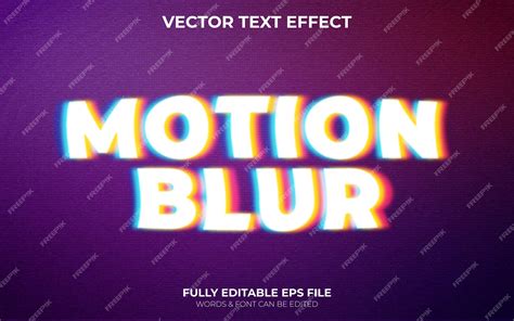 Motion Blur Text