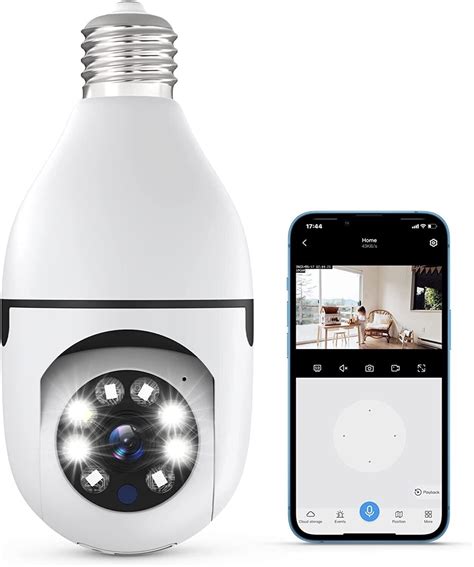 Motion Camera Light Bulb
