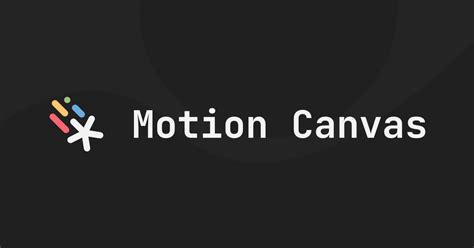 Motion Canvas Tutorial