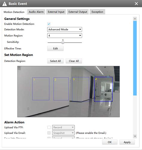 Motion Detection Description