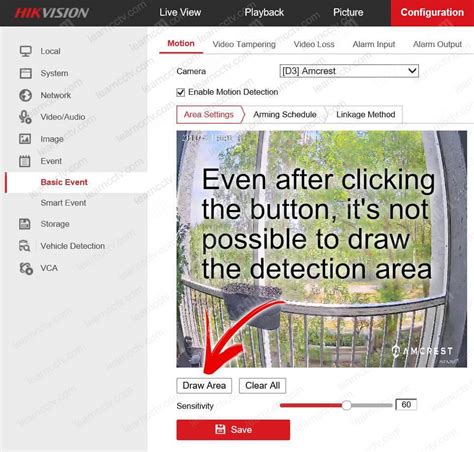 motion detection not working hikvision