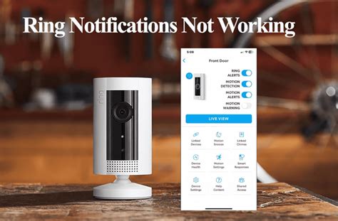 motion detection on ring camera not working