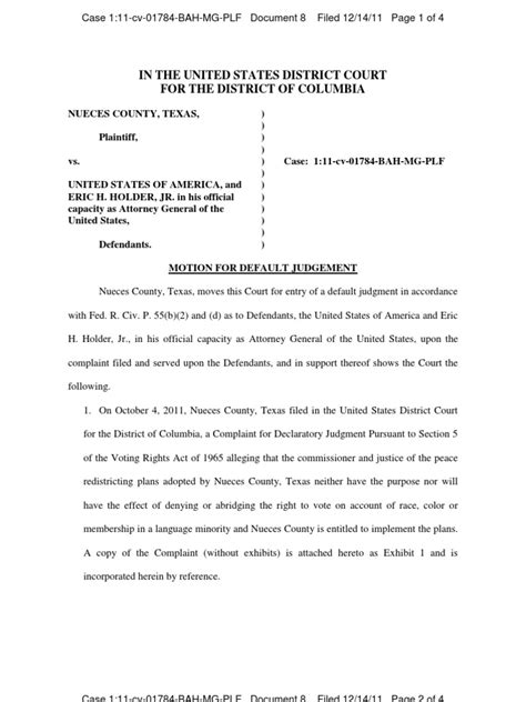 motion for default judgment example