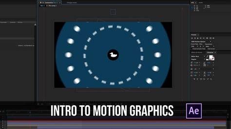 motion graphics intro after effects tutorial