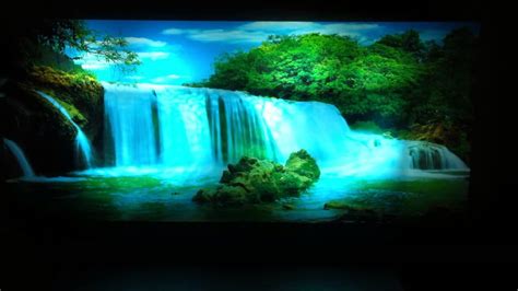 motion picture waterfall with sound