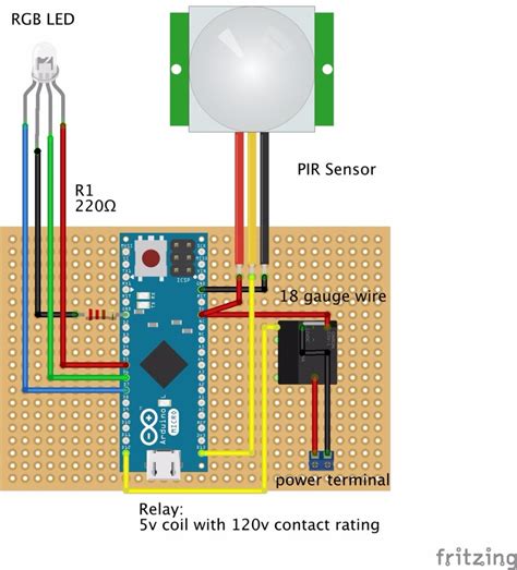 Motion Sensor Arduino Instructables