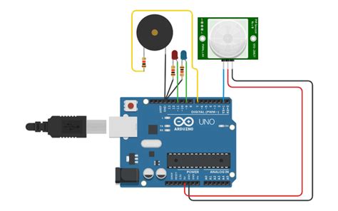 Motion Sensor In Tinkercad