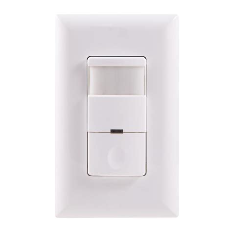 motion sensor light switch with manual override