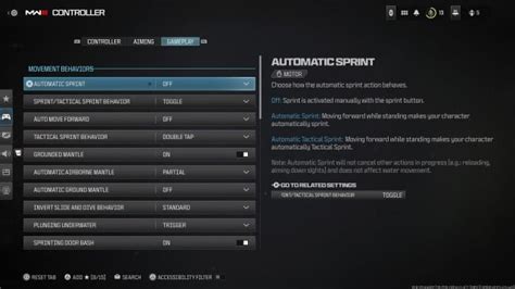 motion sensor settings mw3