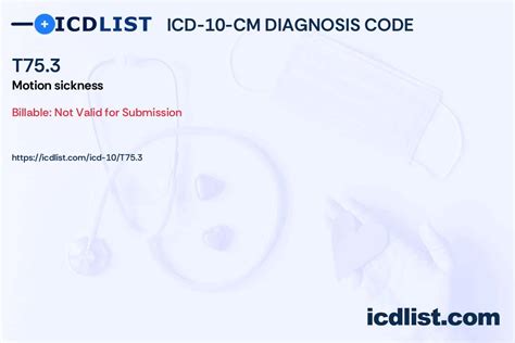 Motion Sickness Icd 10 Code
