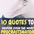 motivational quotes for procrastination