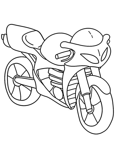 Disegni da colorare Motociclette