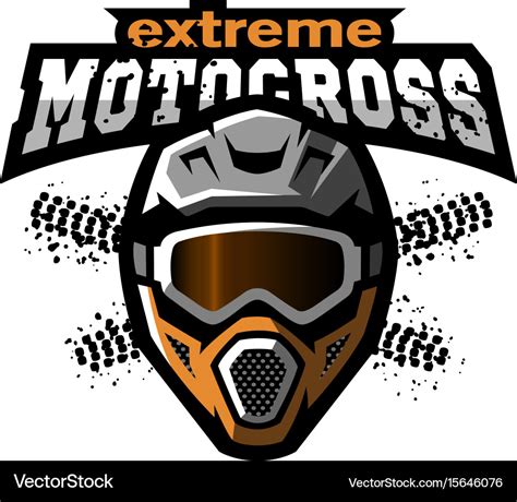 motocross racing logos vector