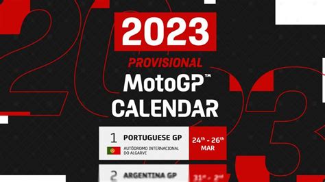 motogp 2023 calendar dates