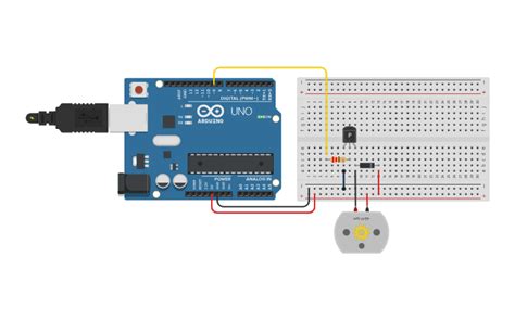 Motor Dc Arduino Tinkercad