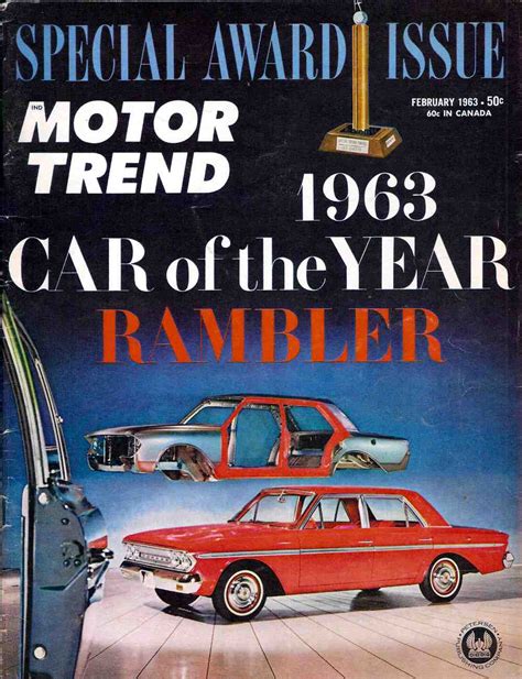 motor trend car of the year 1963