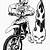 motorcycle coloring page
