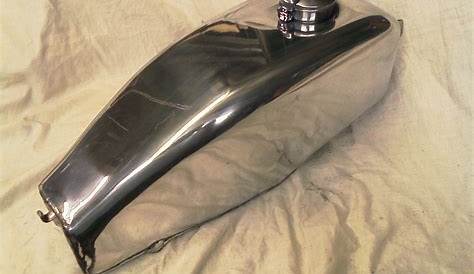 Motorcycle fuel tank stock image. Image of tank, silver - 16338227