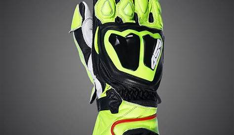 XLS Motorcycle Gloves KTM Orange Leather Gloves Black White Size S