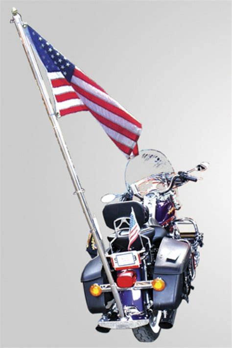 motorcycle flag poles and mounts