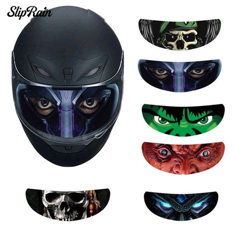 motorcycle helmet visor decals