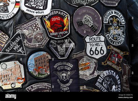 motorcycle jacket badges