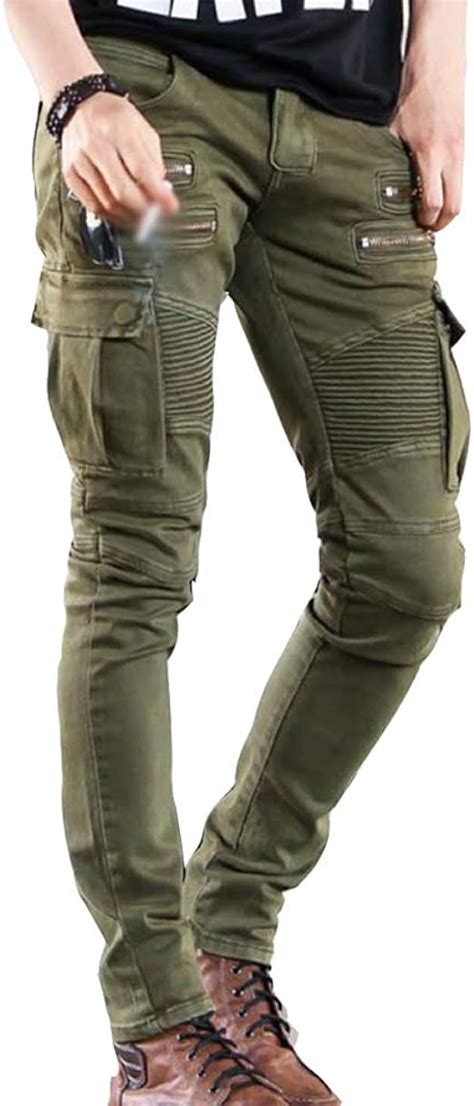 motorcycle riding pants for men with zipper