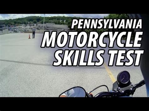 motorcycle road skills test pennsylvania