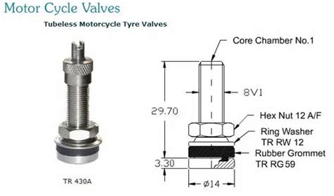 Motorcycle Tyre Valve Replacement
