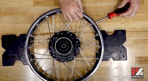 Motorcycle Wheel Lacing