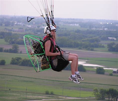 motorized paraglider training
