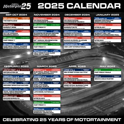 Motorplex Calendar 2024