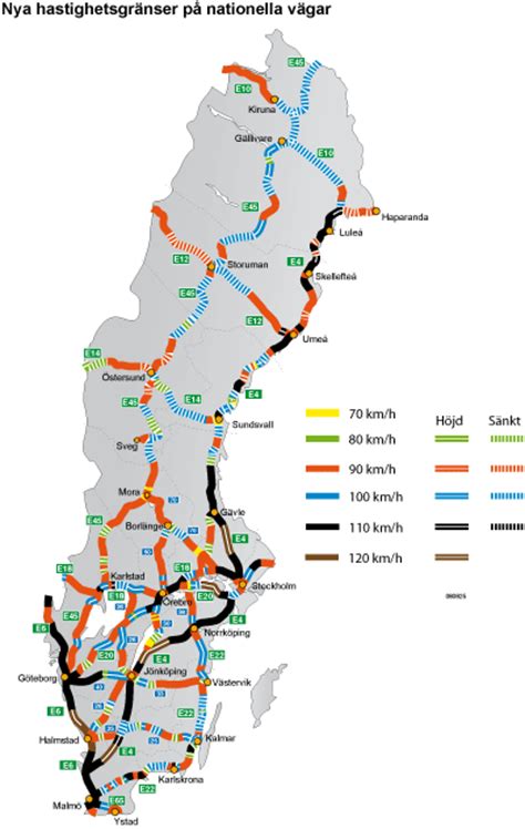 Karta Med Vägnummer Sverige Karta 2020