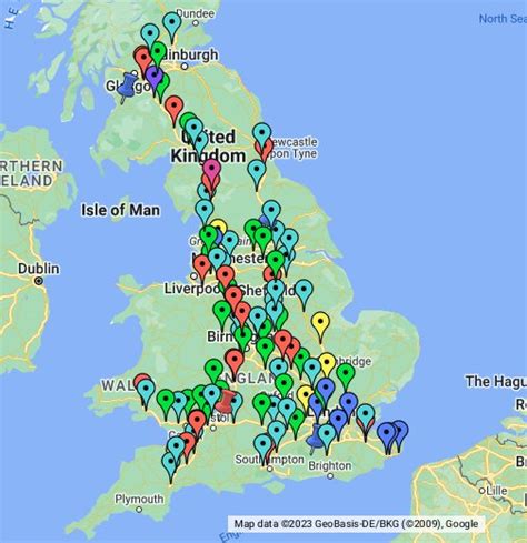 motorway services uk map