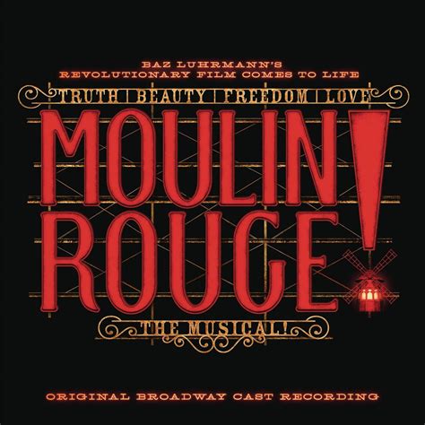 moulin rouge broadway cast recording