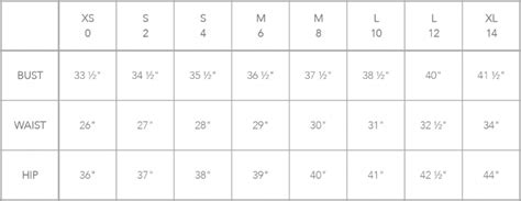 Moulinette Soeurs Size Chart