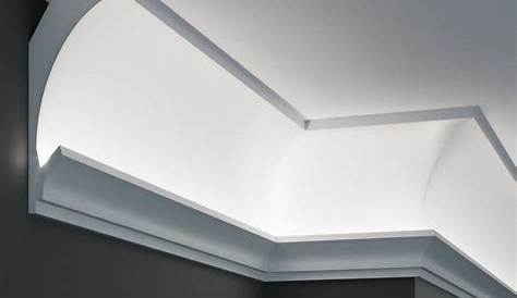 Moulure Plafond Avec Led Épinglé Par Galant Sur Déco LED Éclairage Corniche