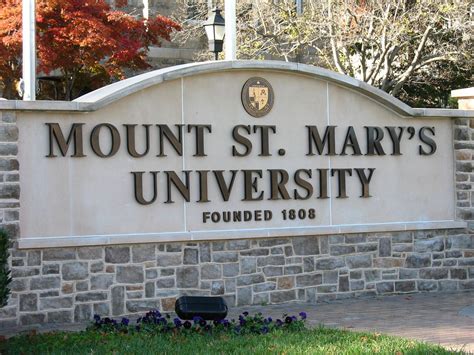 Mount St Mary&#039;s University Calendar