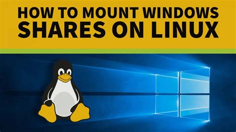 Mount Linux To Windows Share