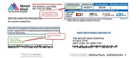 mount sinai pay bill online