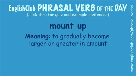 Mount Up Down Meaning