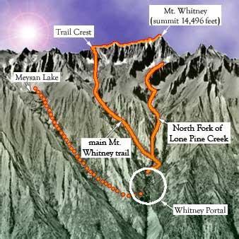 Mount Whitney Map