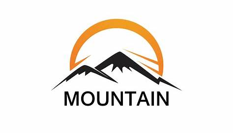 شعار الجبل ناقلات قوالب تصميم معزولة على خلفية بيضاء, الاستكشاف, شعار