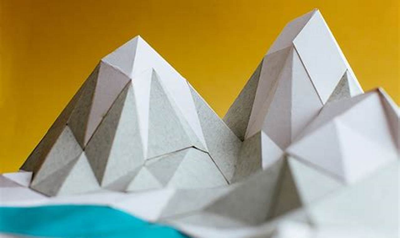 Mountain Origami: The Art of Folding Nature