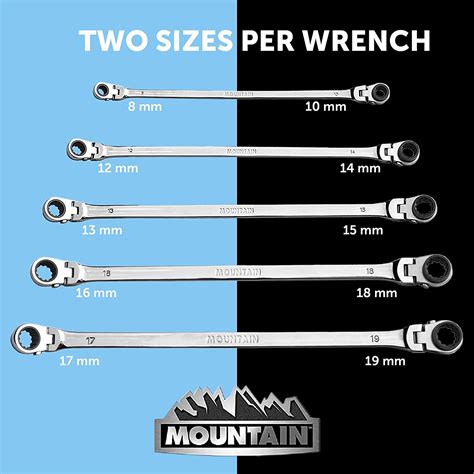 mountain long ratchet wrenches