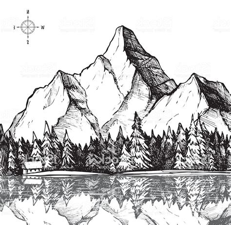 Best Mountain Range Sketch Drawing With Creative Ideas